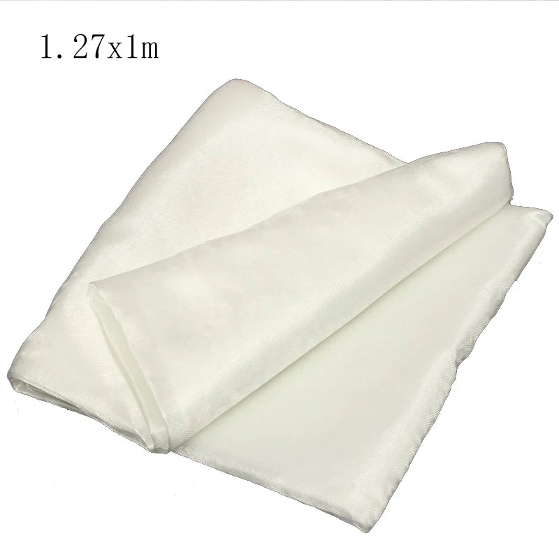 1 piece of 1.27x1m Glass Fiber Woven Fiberglass Fabric Cloth