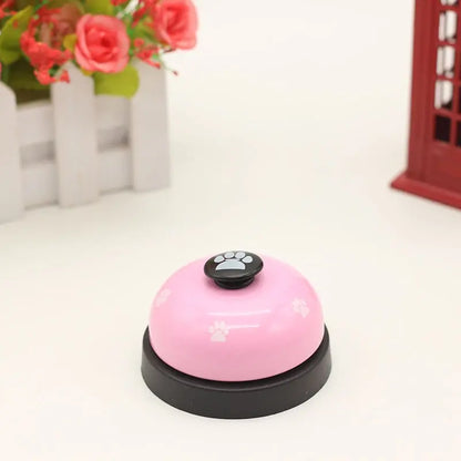 1pc Pet Toy Training Dinner Small Bell Footprint Dog Toys