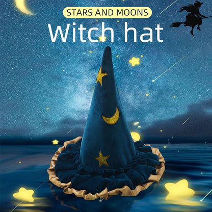1pc Halloween Woman Witch Hat Costume Hat for Party Coseplay