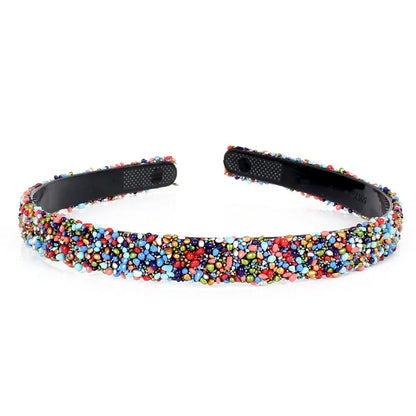 Headwear Fashion Simple Luxury Simulated Pearl Rhinestones
