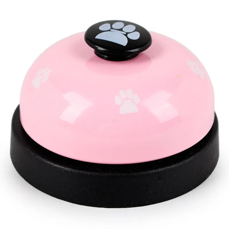 1pc Pet Toy Training Dinner Small Bell Footprint Dog Toys