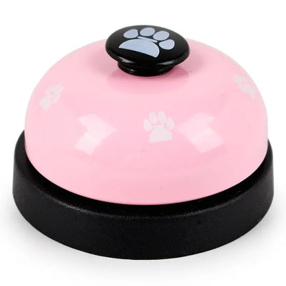1pc Pet Toy Training Dinner Small Bell Footprint Dog Toys