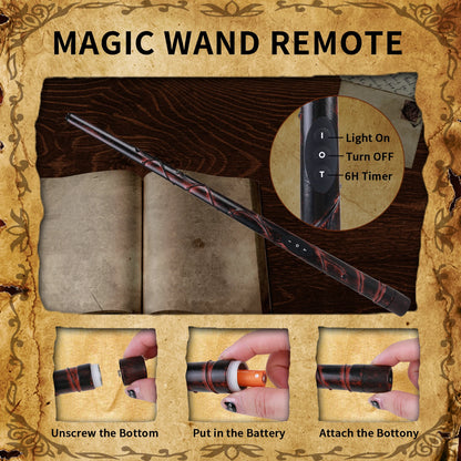Floating Candles with Magic Wand Remote Control Flickering