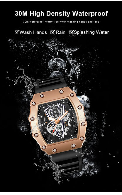 WWOOR Luxury Watch For Men Large Dial Multifunction Sports