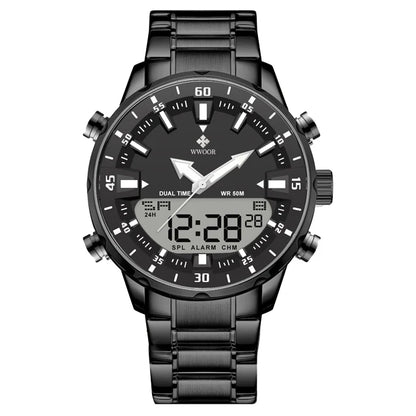 WWOOR New Luxury Digital Watch For Men Sports Big Watches