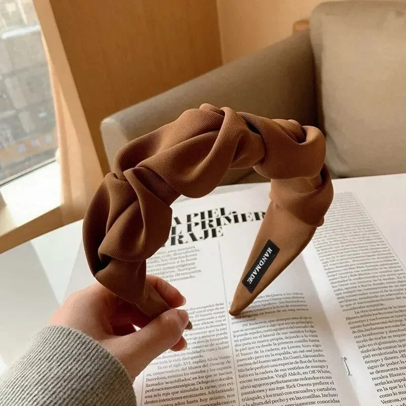 Fashion Hair Hoop Hair Bands Flower Solid Color Headbands