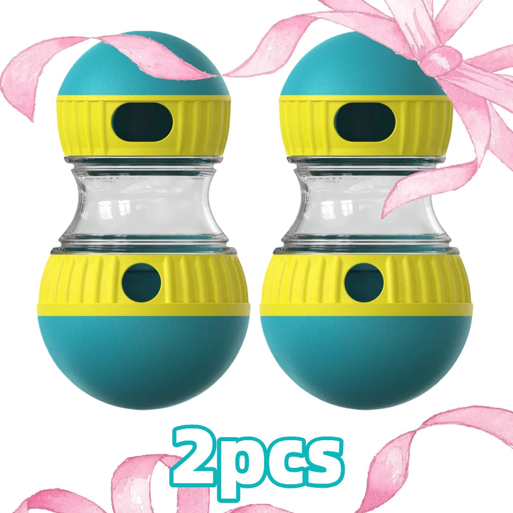 Pet Dog Treat Dispenser Toy For Small Medium Large Dogs Interactive Leaking Food