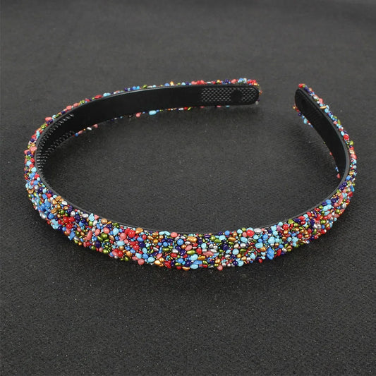 Headwear Fashion Simple Luxury Simulated Pearl Rhinestones