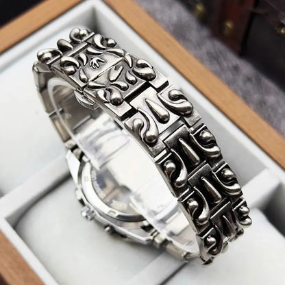 Men's paw shaped watch with unique design for parties and dates