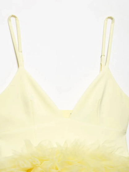 TFMLN 2025 Fashion Hem Tierred Camisole For Women