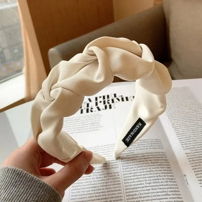 Fashion Hair Hoop Hair Bands Flower Solid Color Headbands