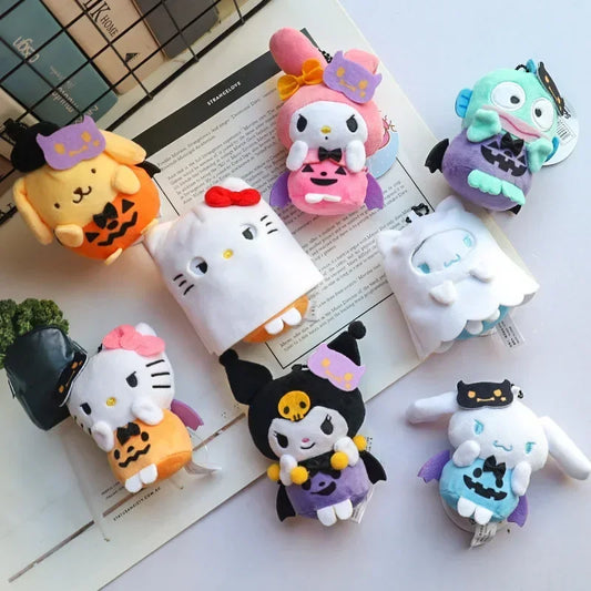 Hellokitty Halloween Doll Cinnamoroll Kuromi Kawaii Ghost Plush Toy