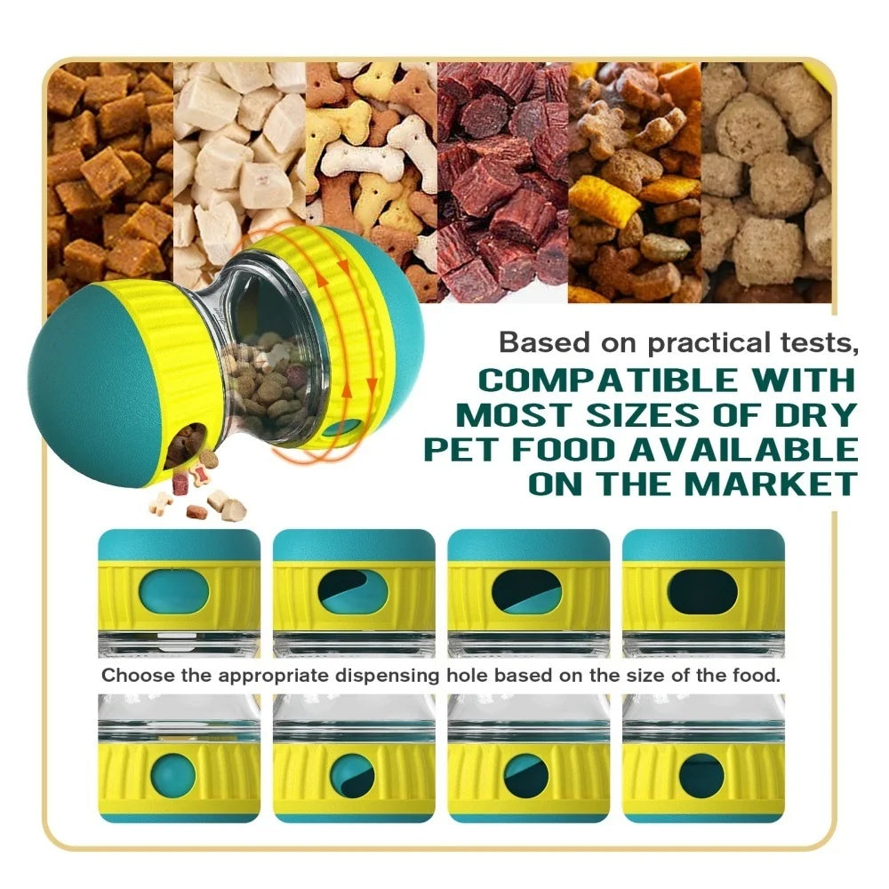Pet Dog Treat Dispenser Toy For Small Medium Large Dogs Interactive Leaking Food