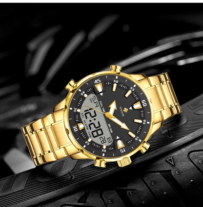 WWOOR New Luxury Digital Watch For Men Sports Big Watches