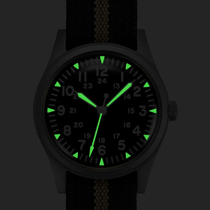 Military Watches for Men 34.5mm Quartz Super