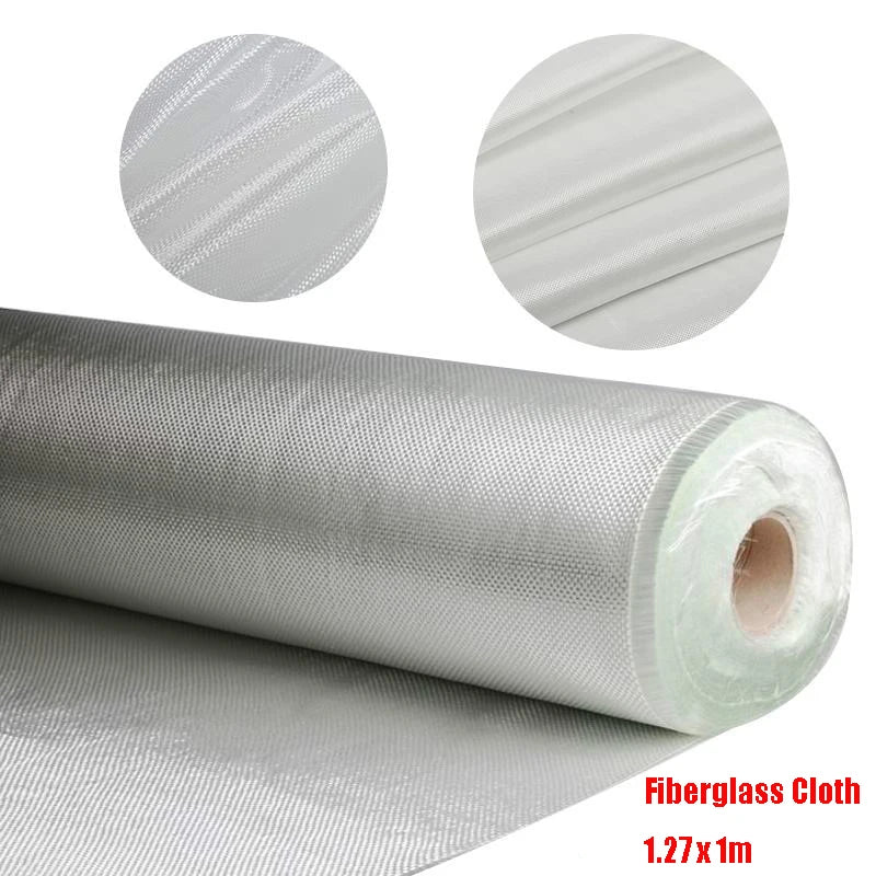 1 piece of 1.27x1m Glass Fiber Woven Fiberglass Fabric Cloth