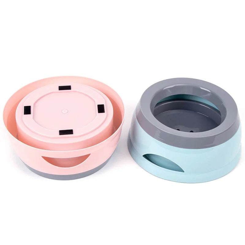 Pet Dog Bowls Floating Not Wetting Mouth Cat Bowl