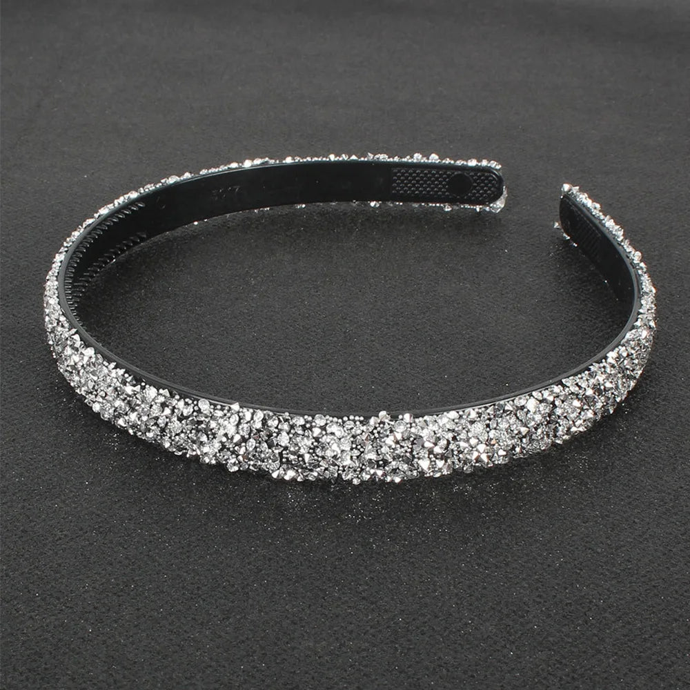 Headwear Fashion Simple Luxury Simulated Pearl Rhinestones
