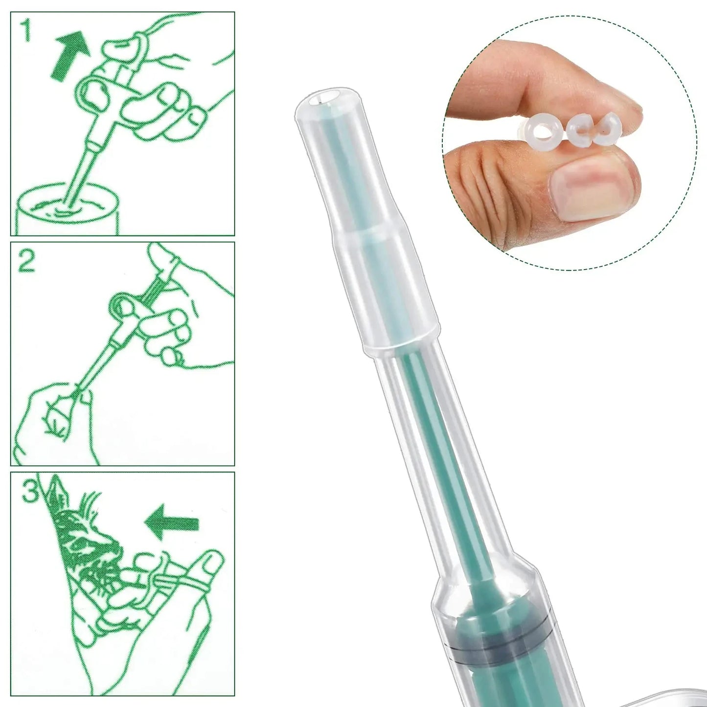Pet Medication Dispenser, Pressing Feeding Stick for Cats and Dogs
