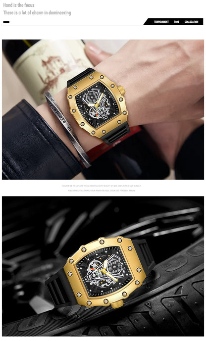WWOOR Luxury Watch For Men Large Dial Multifunction Sports