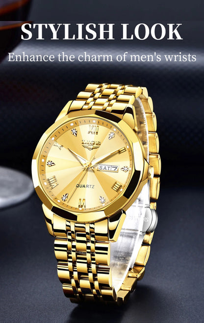LIGE Fashion Quartz Wristwatches Casual Sport Military Watch