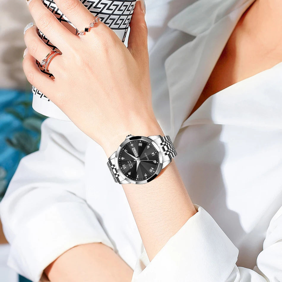 LIGE Fashion Quartz Wristwatches Casual Sport Military Watch