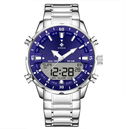 WWOOR New Luxury Digital Watch For Men Sports Big Watches