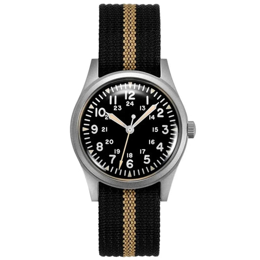 Military Watches for Men 34.5mm Quartz Super