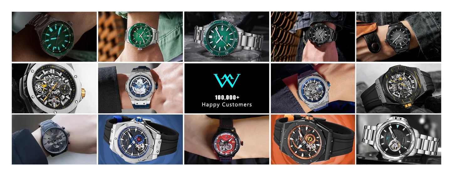 WM Watch Automatic Mechanical Men Watches High Quality