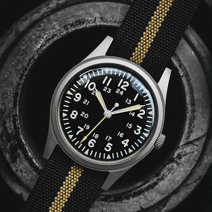 Military Watches for Men 34.5mm Quartz Super