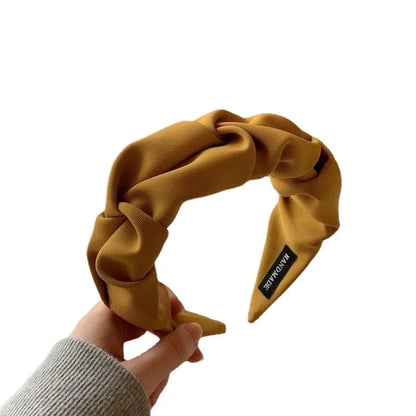 Fashion Hair Hoop Hair Bands Flower Solid Color Headbands