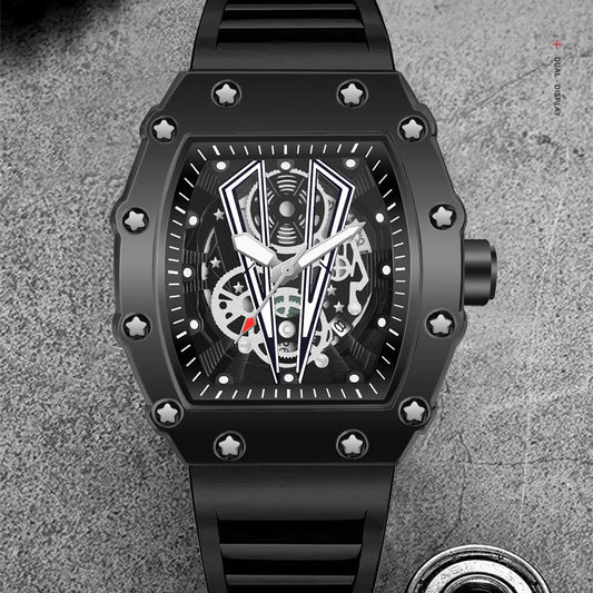 WWOOR Luxury Watch For Men Large Dial Multifunction Sports