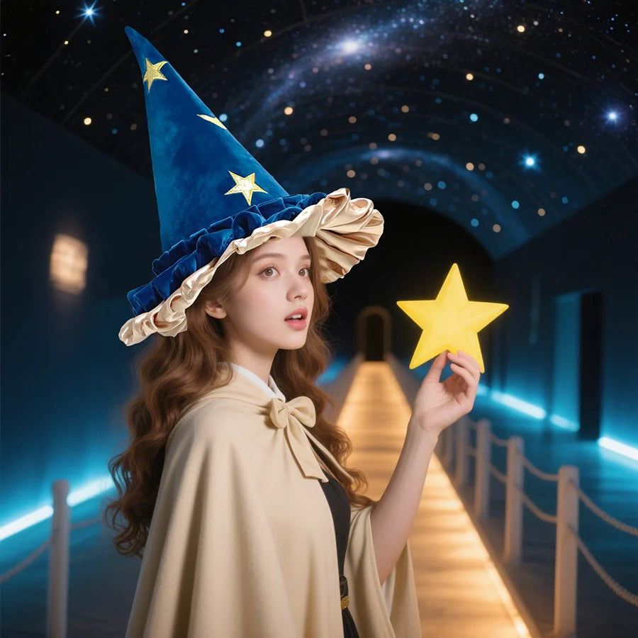 1pc Halloween Woman Witch Hat Costume Hat for Party Coseplay