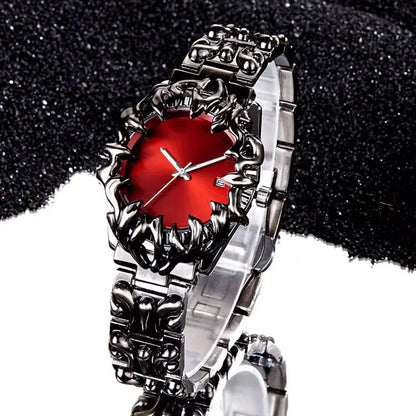 Men's paw shaped watch with unique design for parties and dates