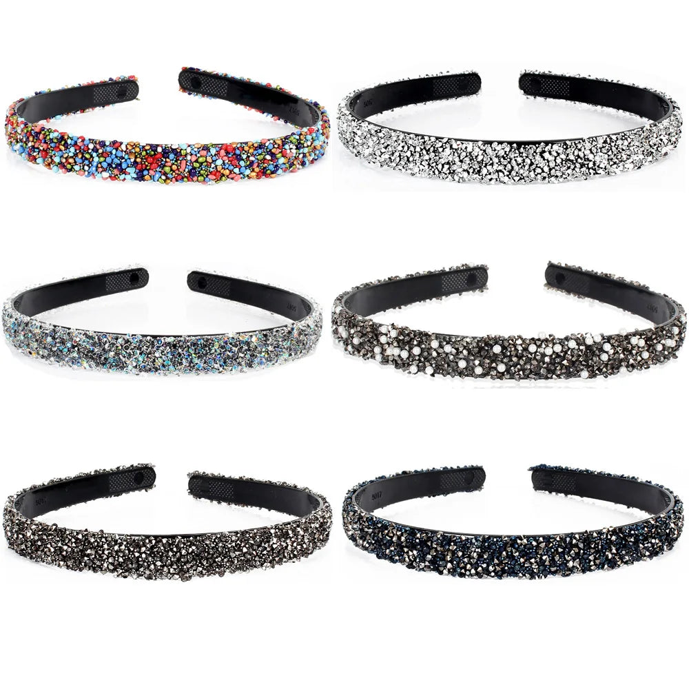 Headwear Fashion Simple Luxury Simulated Pearl Rhinestones