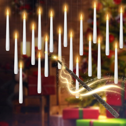Christmas LED electronic candles with magic sticks